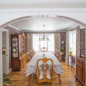 Foyer, Living Room, & Dining Room Renovation - Auburn, MA