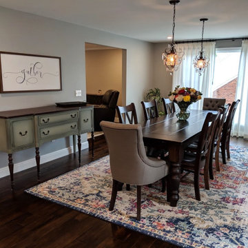 Franklin Park Transitional Kitchen and Dining Room