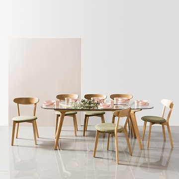 Frederik Dining Table + Henrik Chairs