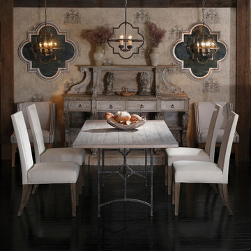 Gabby 9 Compelling: Eclectic Gothic Dining Room