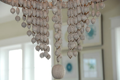 Inspiration for a beach style dining room in Charleston.