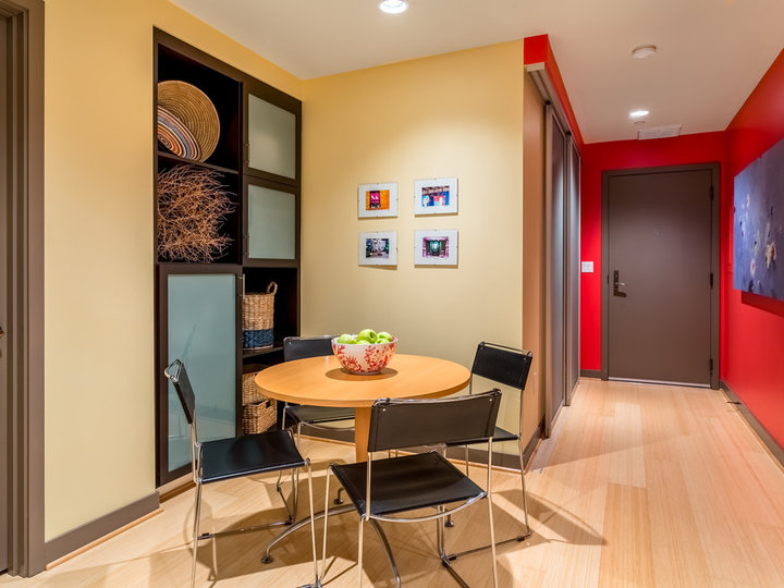 Contemporary Dining Room - Kitchen Dining
