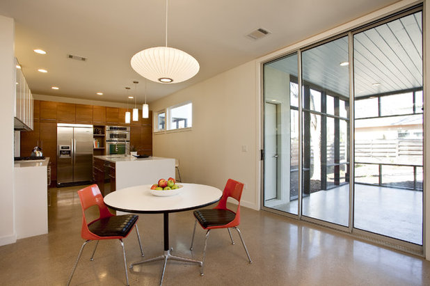 Contemporary Dining Room by Don Harris, Architect
