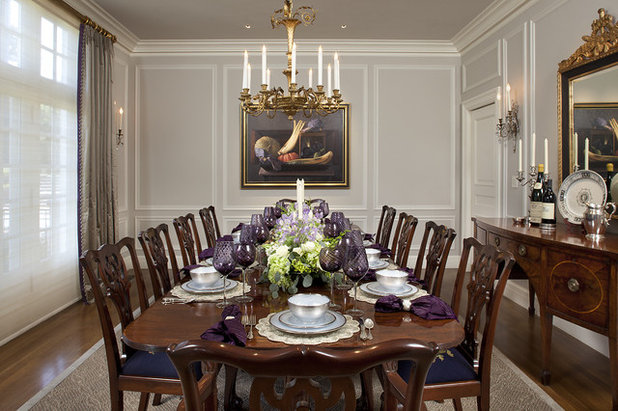 Traditional Dining Room by EJ Interior Design, Inc.
