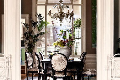 Inspiration for a transitional dining room remodel in Amsterdam