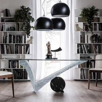 Glass Dining Table Viola d'amore by Cattelan Italia - $6,195.00