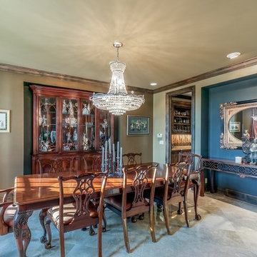 Global Eclectic Formal Dining Room