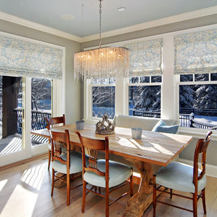 Inspiration for an eclectic dining room remodel in Minneapolis