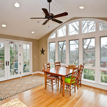 Great Room and  Feature Window to Garden and sliding doors to deck
