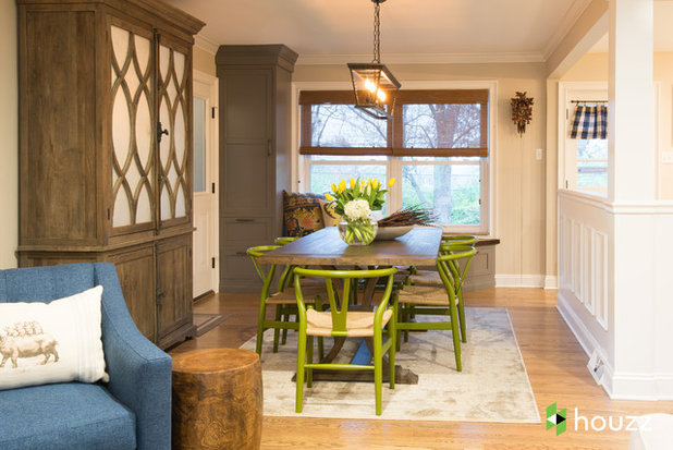 Transitional Dining Room by Karr Bick Kitchen and Bath