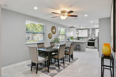 Modern dining room in Tampa.