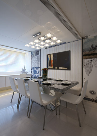 Contemporary Dining Room by KNS ARCHITECTS PVT.LTD