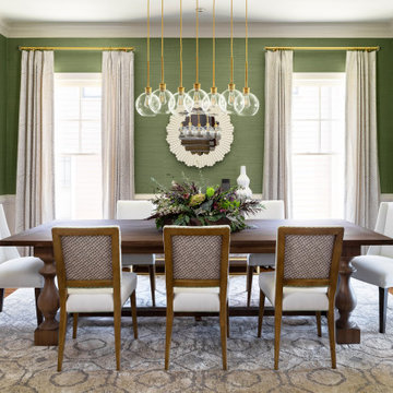 Green with Envy: A Living and Dining Room Refresh