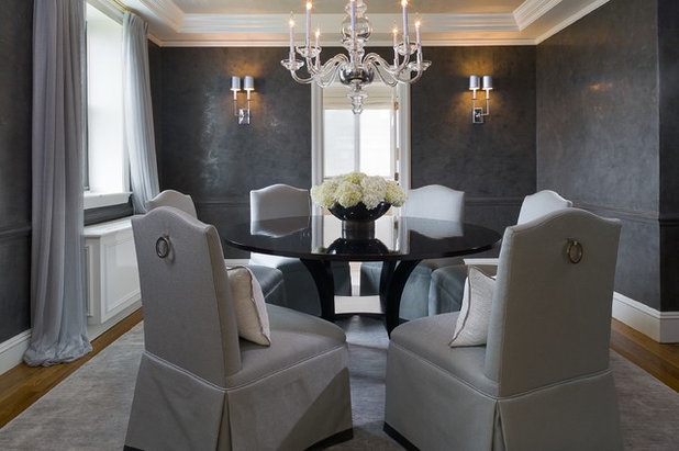 Transitional Dining Room by Tiffany Eastman Interiors, LLC