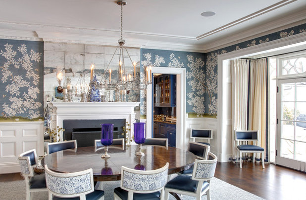 American Traditional Dining Room by VanderHorn Architects