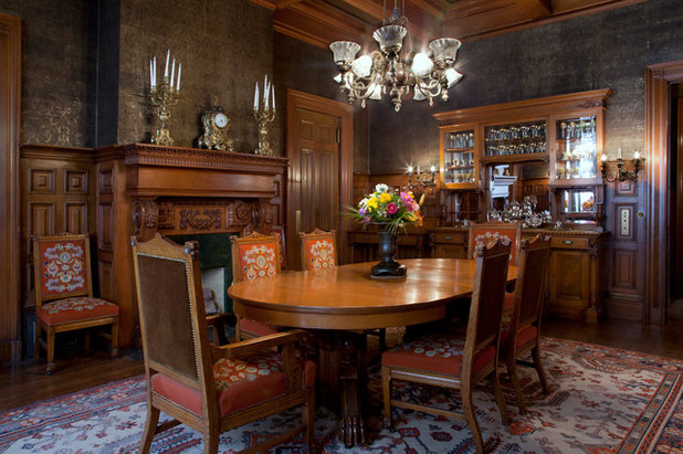 Traditional Dining Room by Margot Hartford Photography