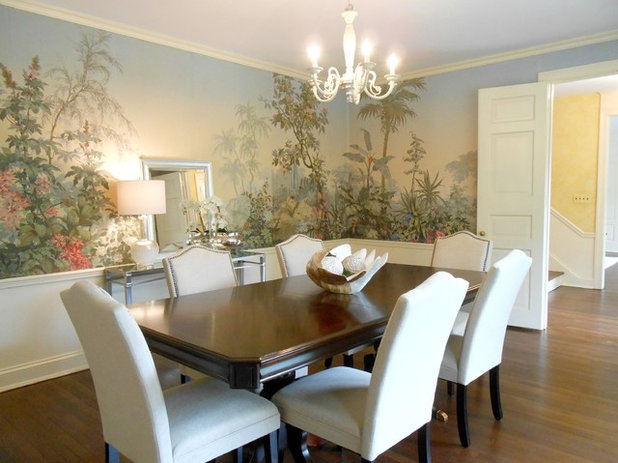 Fusion Dining Room by Nestings Home Staging by Julia Vigneron Maher