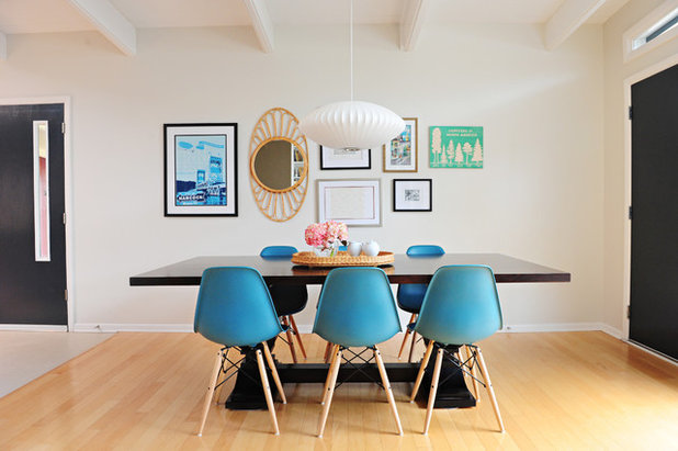 Midcentury Dining Room by Susan Yeley Homes