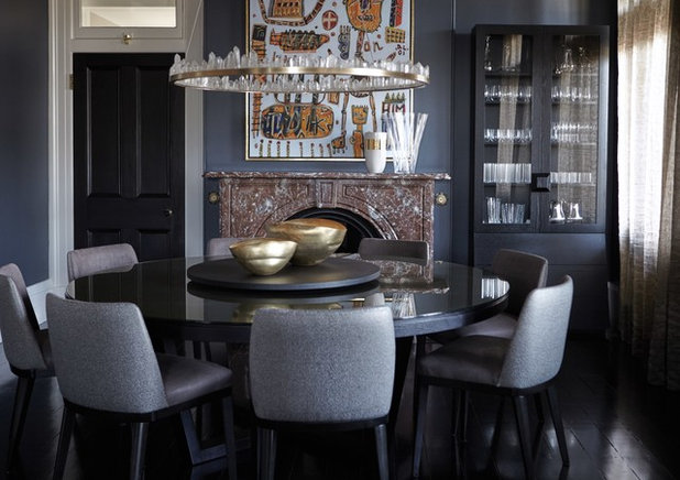 Eclectic Dining Room by Louise Walsh Interior Design & Decoration