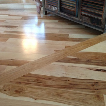 Hickory Hardwood Floors, installed and finished