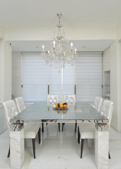 Contemporary Dining Room by Sonali shah