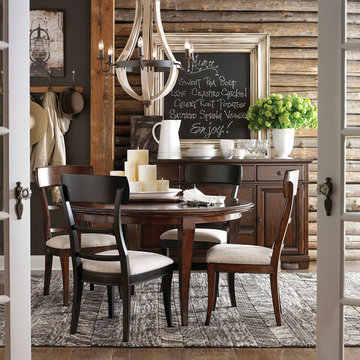 Highlands Round Dining Table by Bassett Furniture