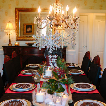 Holiday Tablescape and Decor for Wilson Living Magazine