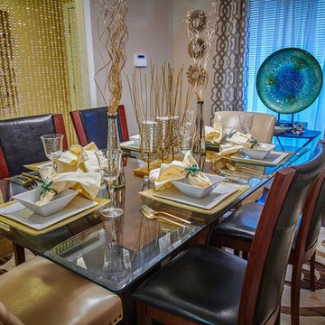 Hollywood Glam Dining Room