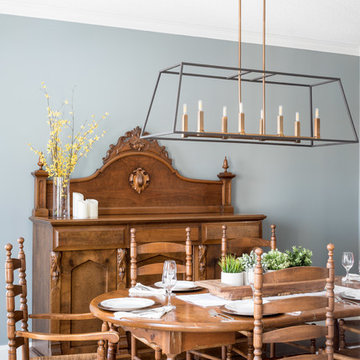 Refreshed Dining with family antiques