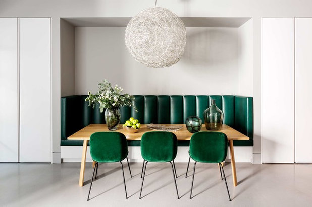 Contemporary Dining Room by Maria Pennington Design