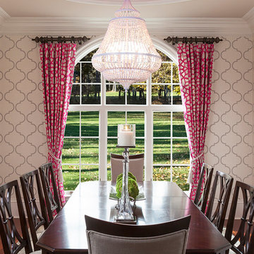 Hot Pink Dining Rooms Interior Design