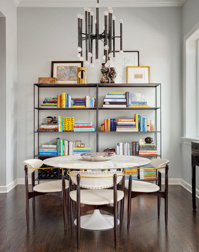 Transitional Dining Room Houzz Tour: Modern History