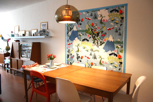 Eclectic Dining Room by Holly Marder
