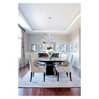 Hudson Residence - Transitional - Dining Room - Montreal - by Rebecca ...