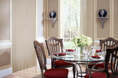 Dining room - traditional dining room idea in New York