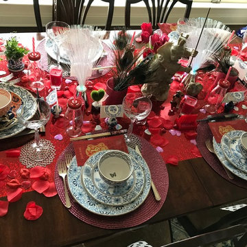 I See Red! Tablescape Designs ~ Valentine's Day/Lunar New Year Ladies Who Lunch