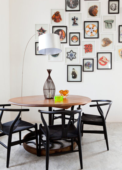 Eclectic Dining Room by Godrich Interiors