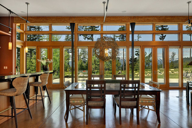 Modern Dining Room by Mohler + Ghillino Architects