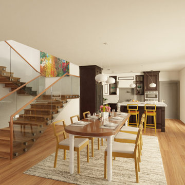 Interior design for a modern family