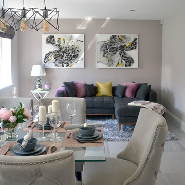 Interior Design | Open Plan Living Dining Family Room