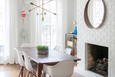 Eclectic dining room photo in Atlanta