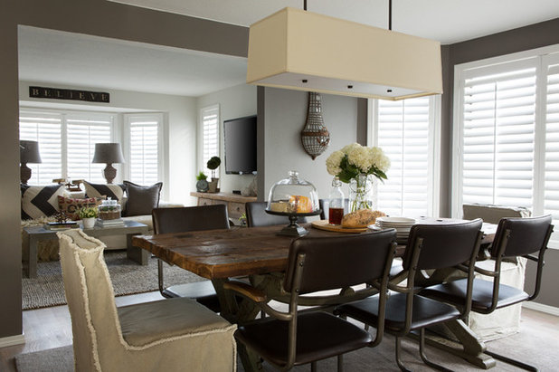 Transitional Dining Room by Nordby Design, Architecture & Interiors LLC