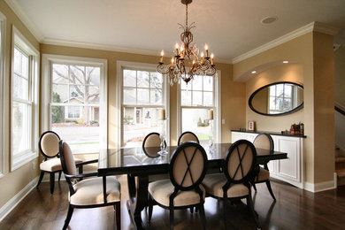 Inspiration for an eclectic dining room remodel in Minneapolis