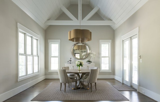 Transitional Dining Room by Virtual Studio Innovations