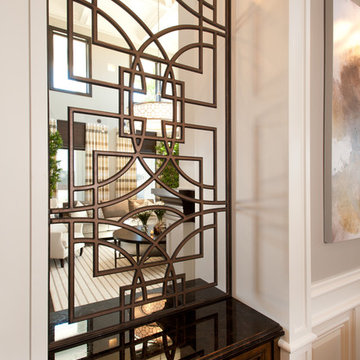 Iron Work, hand forged custom Iron stairway for Luxury Home in So. Cal