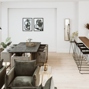 Contemporary dining room in London.