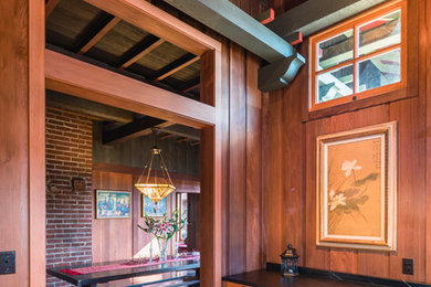 Dining room - craftsman dining room idea in San Francisco