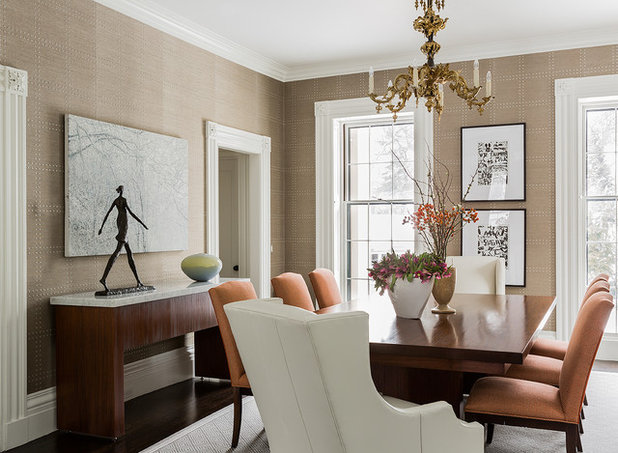 Fusion Dining Room by Elms Interior Design