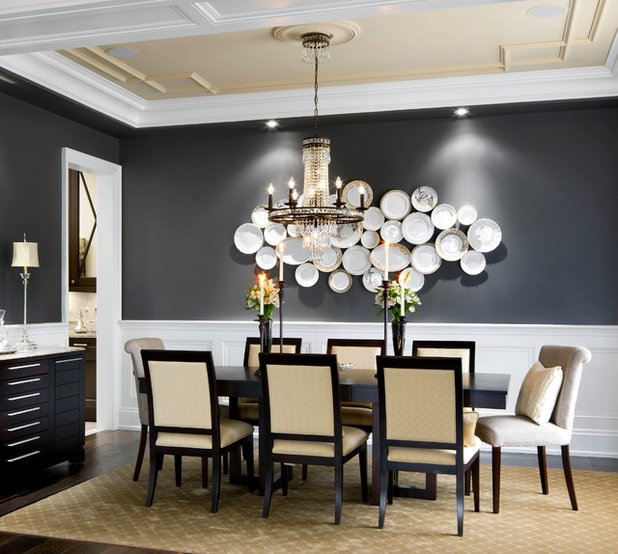 American Traditional Dining Room by Jane Lockhart Design