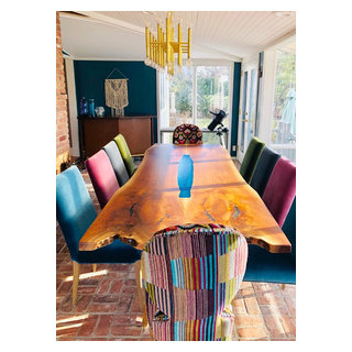 Jewel Toned Dining Room - Eclectic - Dining Room - New York - by JSE ...